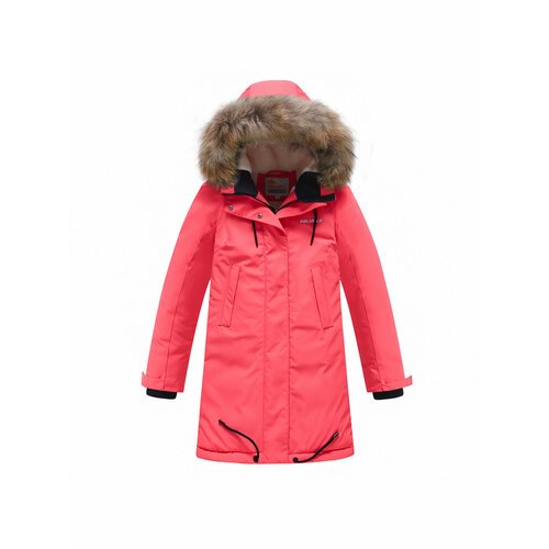 Купить Парка, размер 152, серый
Зимняя куртка парка для девочек Valianly имеет стильный...