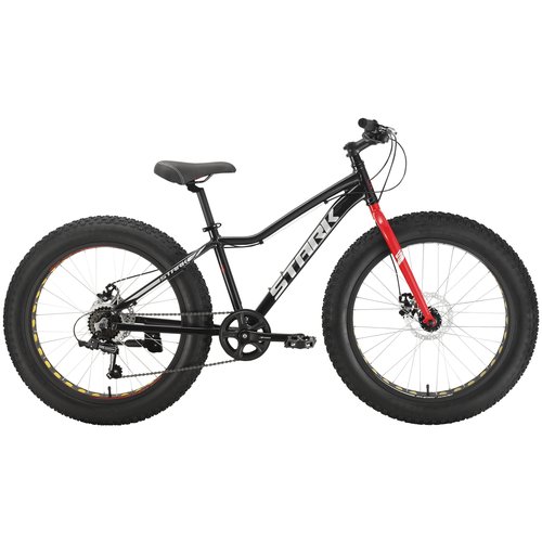 Купить Горный (MTB) велосипед STARK Rocket Fat 24.1 D (2022) черный/красный 14.5" (треб...