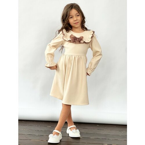 Купить Платье Бушон, размер 104-110, коричневый
Платье для девочки нарядное бушон ST59,...