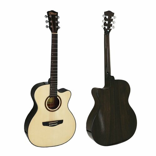 Купить Акустическая гитара Klever KA-742
Гитара акустическая. За счет топа из ели, звук...