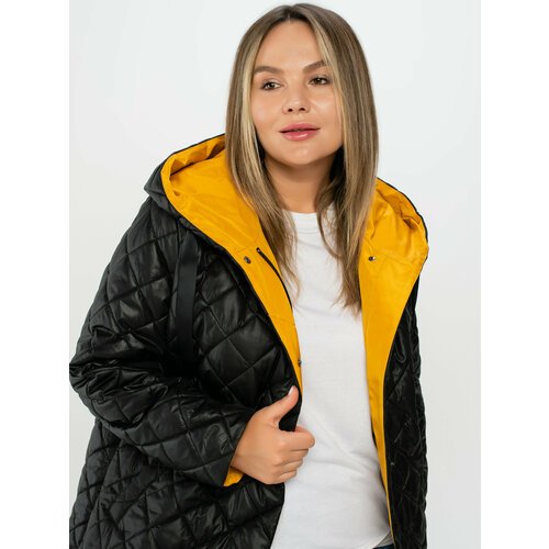 Купить Куртка Tirella City, размер 60, черный
Женское пальто с капюшоном от Tirella Cit...