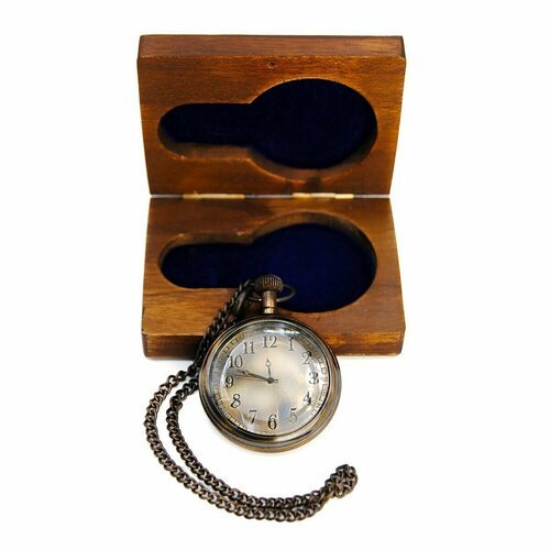 Купить Карманные часы , коричневый
Антикварные кварцевые карманные часы на цепочке в де...