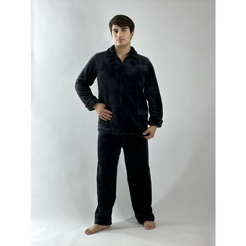 Купить Пижама , размер 56-58, серый
Утепленная мужская пижама - идеальный выбор для тех...