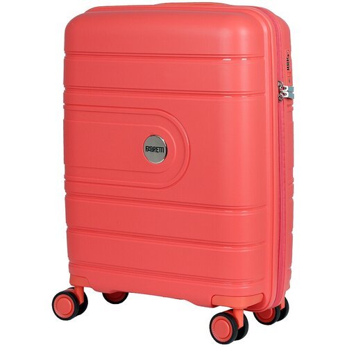 Купить Чемодан FABRETTI, 40 л, размер S, красный
Компактный чемодан FABRETTI коралловог...