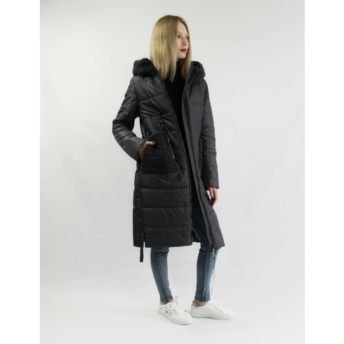 Купить Куртка , размер 48, серый
Наименование: женская куртка удлиненная, с капюшоном<b...