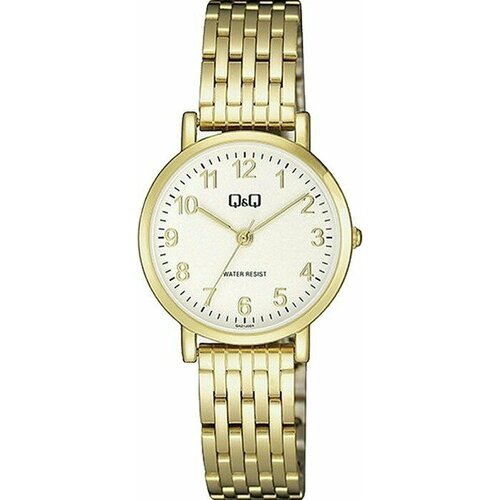 Купить Наручные часы Q&Q, золотой
Тип: женские, кварцевыеЦвет циферблата: желтый (золот...