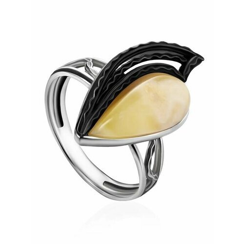 Купить Кольцо, янтарь, безразмерное, мультиколор
Стильное кольцо «Модерн» из и цельного...