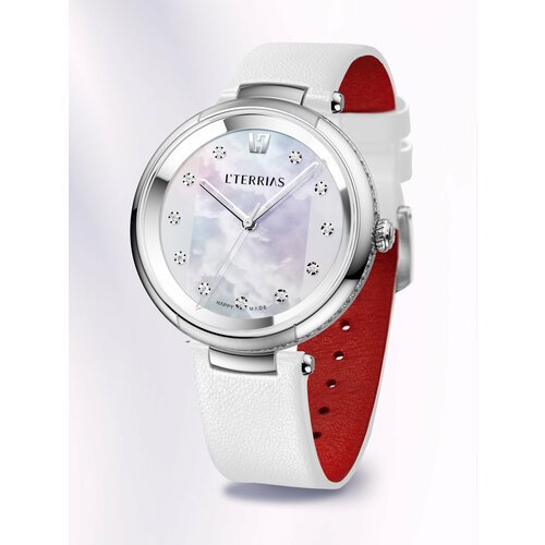 Купить Наручные часы L'TERRIAS, белый, серебряный
Сердцем элегантных наручных часов кол...