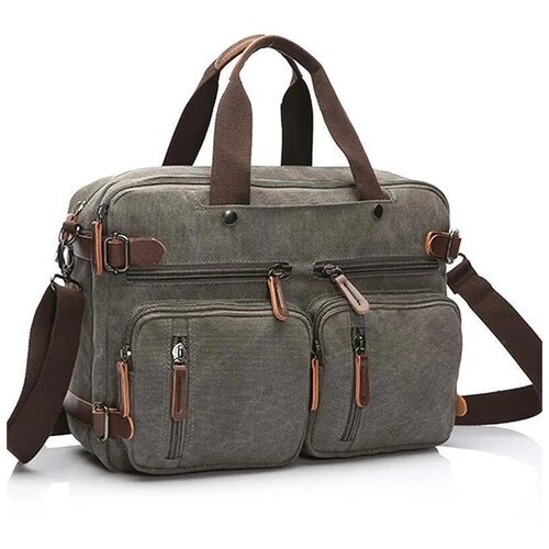 Купить Сумка дорожная сумка-рюкзак Wohlbege, 56, коричневый
Портфель - рюкзак два в одн...