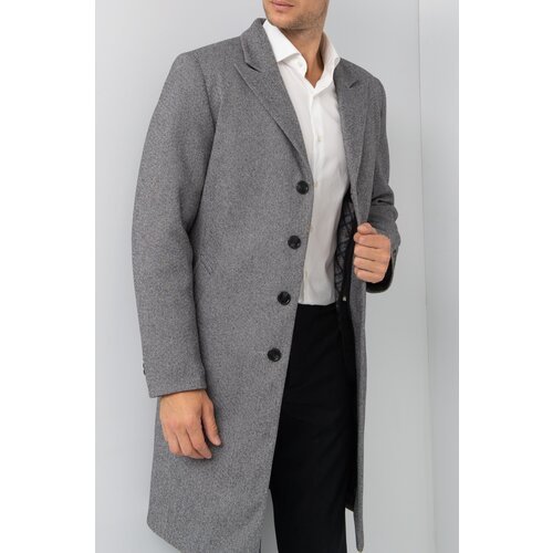 Купить Пальто MISTEKS design, размер 50-182, серый
Модная классика, однобортное, англий...