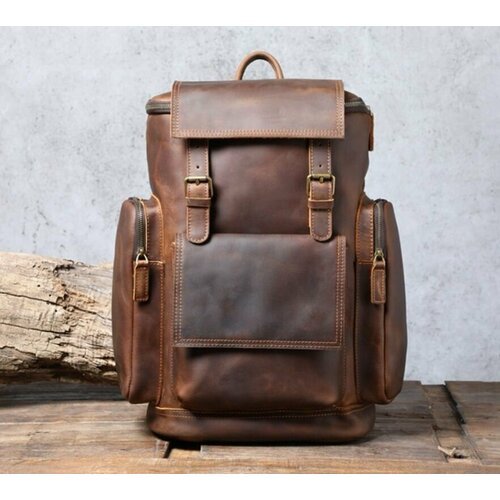Купить Рюкзак , фактура гладкая, коричневый
Большой вместительный рюкзак из натуральной...