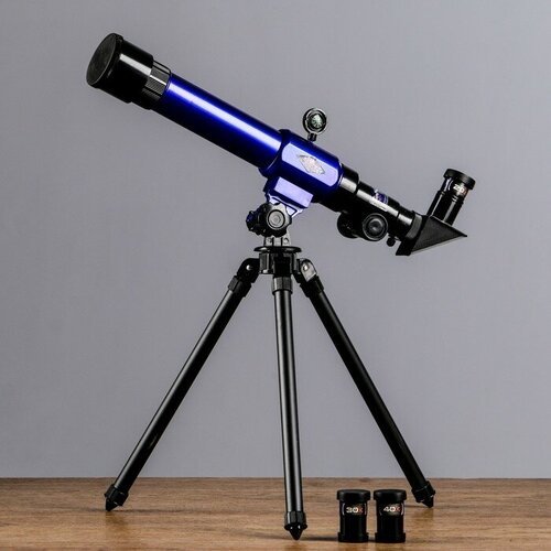 Купить Телескоп настольный 20х30х40, синий
159180 Телескоп настольный х20х30х40, синий...