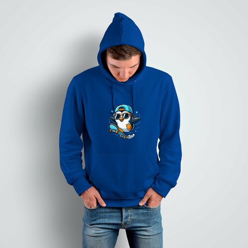 Купить Худи Us Basic, размер 2XL, синий
Название принта: Крутой пингвин в кепке и солне...
