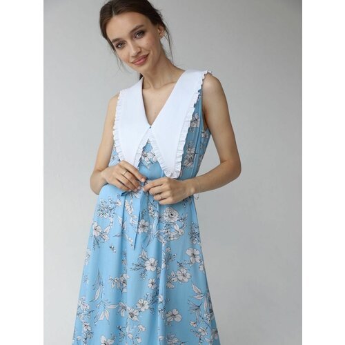 Купить Сарафан FELTERS, размер 40-44, голубой, белый
Длинное платье бренда FELTERS. Наш...
