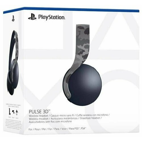 Купить Беспроводная компьютерная гарнитура Sony PULSE 3D, «серый камуфляж» 9406891
Насл...