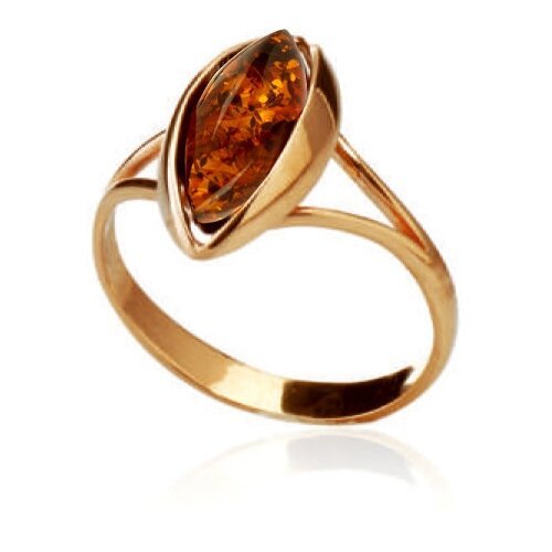 Купить Кольцо Diamant online, золото, 585 проба, янтарь, размер 16, оранжевый
<p>В наше...