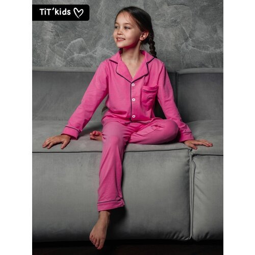 Купить Пижама TIT'kids, размер 92, розовый
Представляем удобную, стильную пижаму TiT'ki...