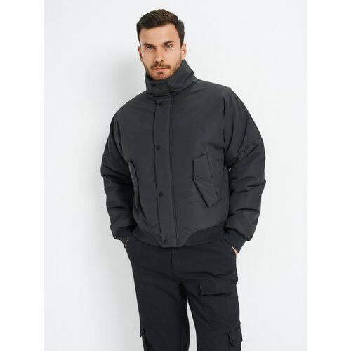 Купить Бомбер VOSQ, размер S, черный
Мужская утепленная куртка-бомбер, с застежкой на м...