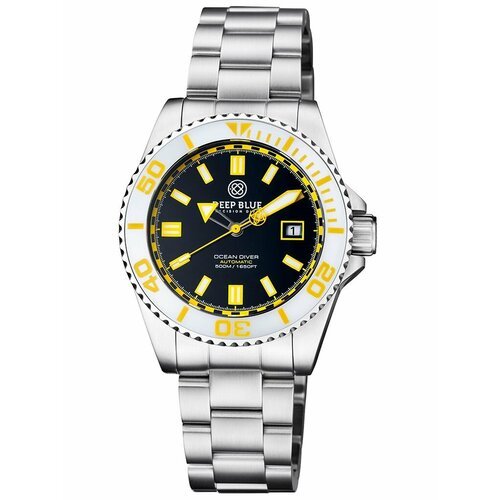 Купить Наручные часы Deep Blue db-ocdr500-1, желтый, черный
Мужские дайверские часы сре...