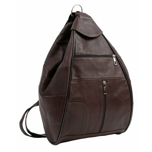 Купить Рюкзак , фактура гладкая, коричневый
Классическая женская сумка-рюкзак из натура...
