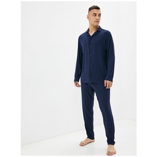 Купить Пижама Luisa Moretti, размер 46-48, синий
Легкая дышащая пижама из бамбукового в...