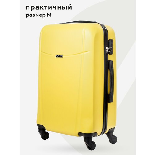 Купить Чемодан Bonle 1703M/15, 62 л, размер M, желтый
Четырехколесный чемодан Bonle рос...