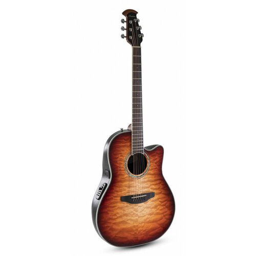 Купить OVATION CS24X-7C Celebrity Standard Plus Mid Cutaway Cognac Burst Gloss гитара э...