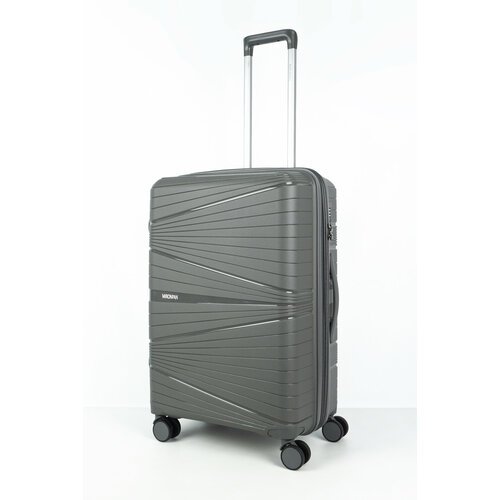 Купить Чемодан , 83 л, размер M+, серый
Ударопрочный дорожный чемодан среднего размера...