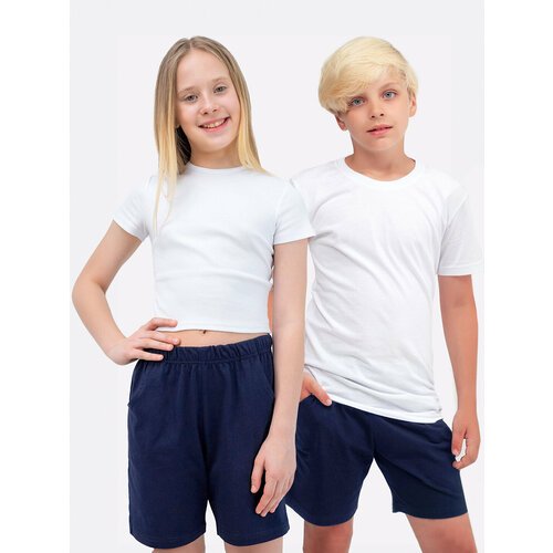Купить Бермуды HappyFox, размер 134, синий
Однотонные шорты для мальчиков и для девочек...