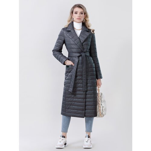 Купить Куртка Avalon, размер 46/164, , серый
Эффектное пальто с чёткими линиями кроя из...