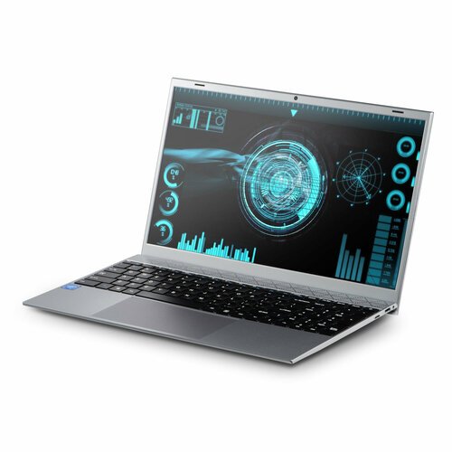 Купить Ноутбук Azerty AZ-1507-512 (15.6" Intel Celeron J4125, 8Gb, SSD 512Gb) серый мет...
