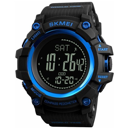 Купить Наручные часы SKMEI Наручные тактические часы Skmei, синие, черный, синий
<ul><l...