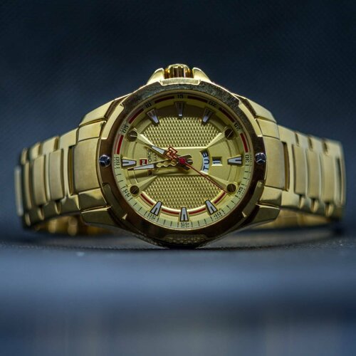 Купить Наручные часы Naviforce, золотой, коричневый
Материал корпуса - сплав<br>Диаметр...