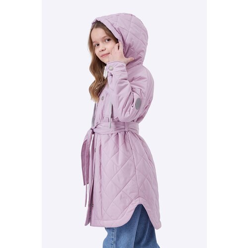 Купить Куртка Шалуны, размер 32, 122, розовый
Стеганное пальто-рубашка для девочки-подр...
