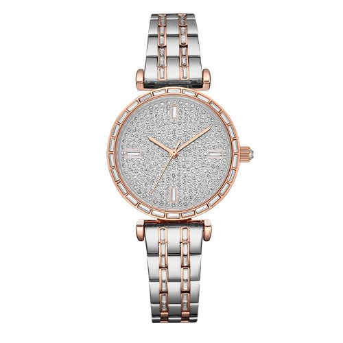 Купить Наручные часы УЧЗ 3014B-6, серебряный, золотой
Наручные кварцевые женские часы п...
