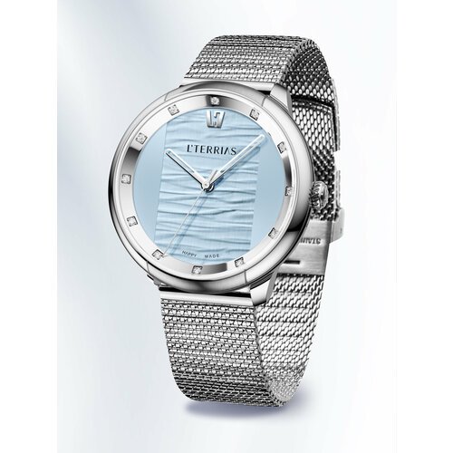 Купить Наручные часы L'TERRIAS, серебряный, голубой
Модель из коллекции Breath сочетает...