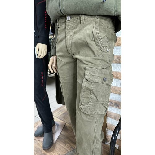Купить Брюки RAREBONE, размер 36, хаки
Мужские прямые брюки карго в стиле милитари отли...