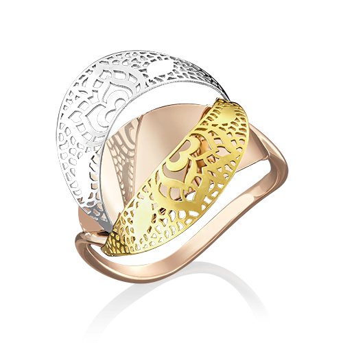 Купить Кольцо Diamant online, комбинированное золото, 585 проба, размер 18.5
<p>В нашем...