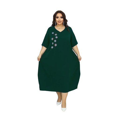 Купить Платье размер 66-68, изумрудно-зеленый
Легкое летнее платье. Платье очень мягкое...