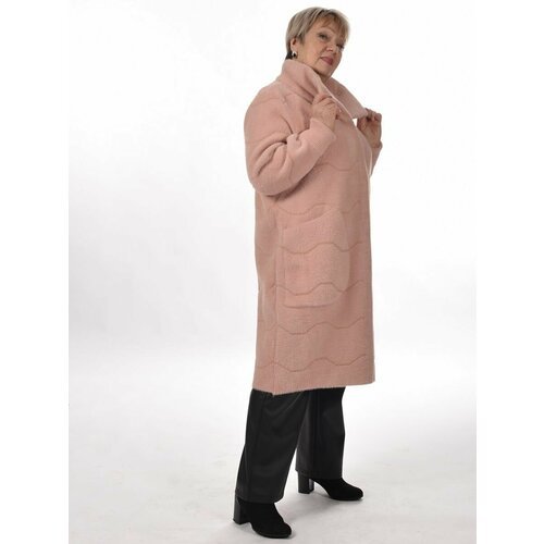 Купить Кардиган, размер 48/56, розовый
Элегантный женский кардиган-пальто oversize, еди...