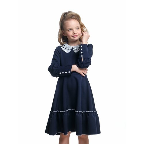 Купить Школьное платье Mini Maxi, размер 146, синий
Платье для девочек Mini Maxi, модел...