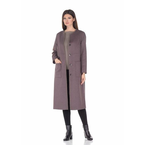 Купить Пальто Prima Woman, размер 50, коричневый
Стильное женское шерстяное пальто стан...