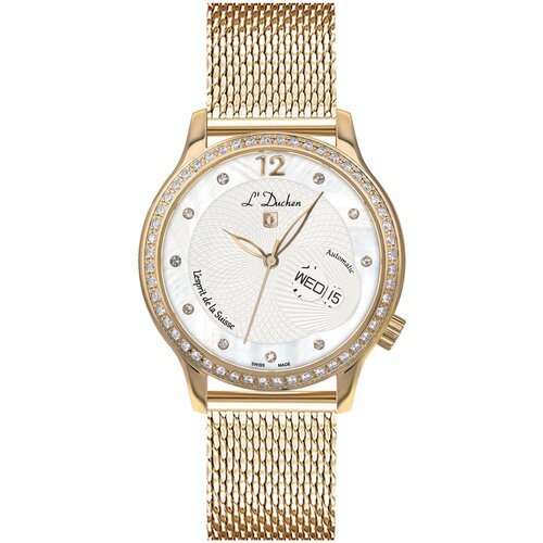 Купить Наручные часы L'Duchen 72155, белый, золотой
Механические женские часы с автопод...