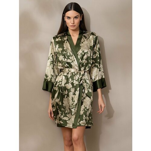 Купить Халат MIA-AMORE, размер L/XL, зеленый
Короткий запашной халат Mia-Amore с широки...