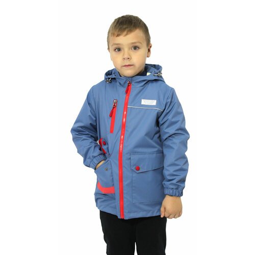 Купить Джинсовая куртка Эврика, размер 92-52-48, синий
Ветровка для мальчика из мембран...