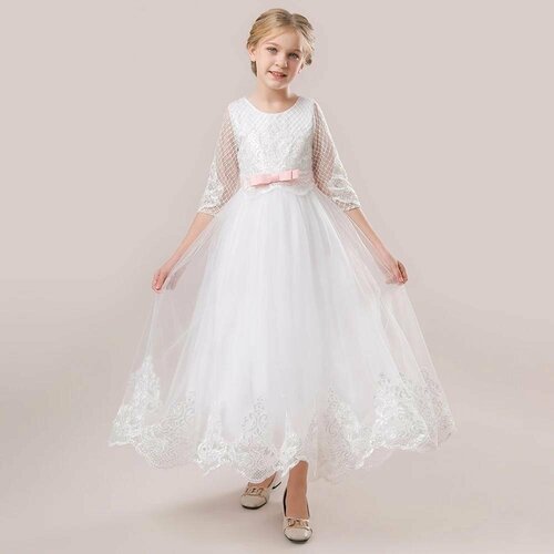 Купить Платье MQATZ, размер 140, белый
Длина: 100-128 см;<br>Бюст: 70 см;<br>Талия: 68...