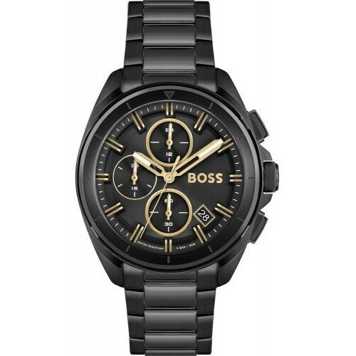 Купить Наручные часы BOSS, черный
Мужские стильные часы на стальном браслете с хроногра...