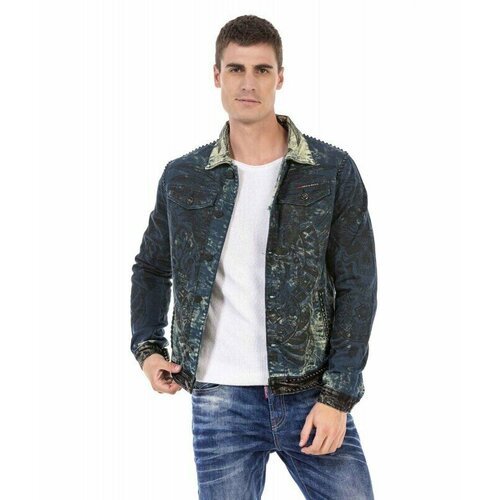 Купить Джинсовая куртка Cipo & Baxx, размер s, синий
Куртка джинсовая Cipo&Baxx CJ272 с...