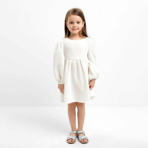Купить Платье Kaftan, размер 34, белый
Платье муслиновое для девочки с длинным рукавом...