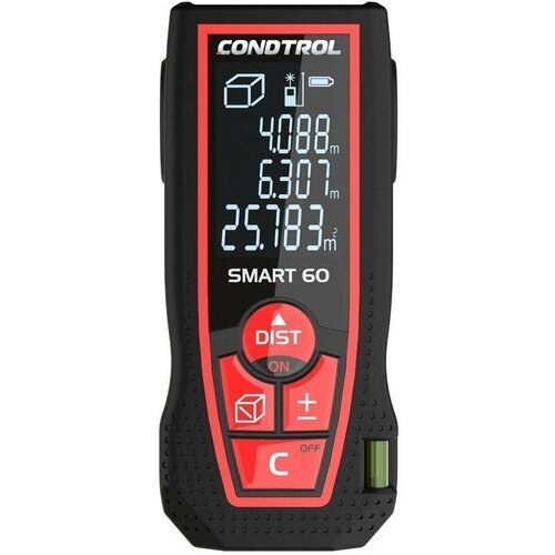 Купить Дальномер лазерный Condtrol Smart 60 (1-4-098)
SMART 60 - лазерный дальномер, вы...